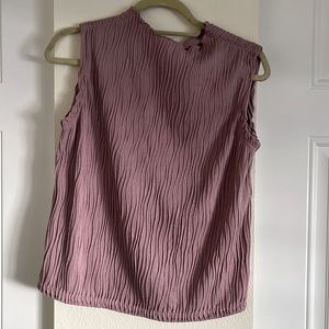 Textured business casual top